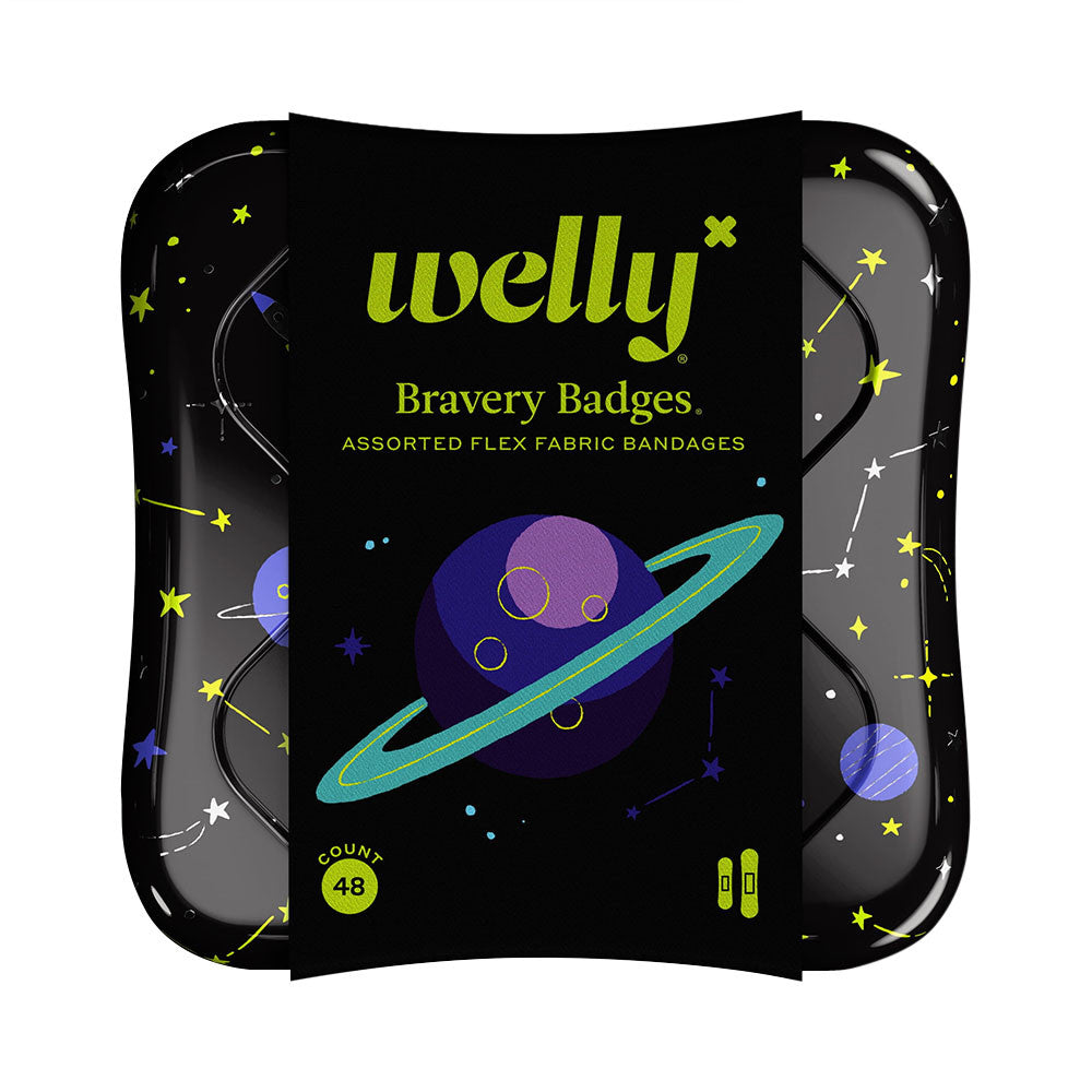 Welly Bravery Badges Space Designs bandages, Assorted 48 Ea